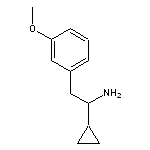 1-cyclopropyl-2-(3-methoxyphenyl)ethan-1-amine