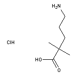 5-amino-2,2-dimethylpentanoic acid hydrochloride