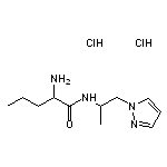 2-amino-N-[1-(1H-pyrazol-1-yl)propan-2-yl]pentanamide dihydrochloride