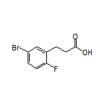 3-(5-Bromo-2-fluorophenyl)propanoic Acid