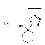 1-[3-(tert-Butyl)-1,2,4-oxadiazol-5-yl]cyclohexanamine Hydrochloride