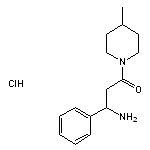 3-amino-1-(4-methylpiperidin-1-yl)-3-phenylpropan-1-one hydrochloride