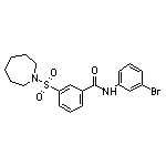 3-(Azepan-1-ylsulfonyl)-N-(3-bromophenyl)benzamide