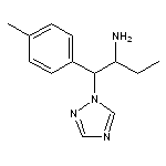 1-(4-methylphenyl)-1-(1H-1,2,4-triazol-1-yl)butan-2-amine