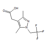 2-[3,5-Dimethyl-1-(2,2,2-trifluoroethyl)-1H-pyrazol-4-yl]acetic acid