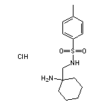 N-[(1-aminocyclohexyl)methyl]-4-methylbenzene-1-sulfonamide hydrochloride