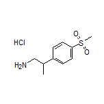 2-[4-(Methylsulfonyl)phenyl]-1-propanamine Hydrochloride