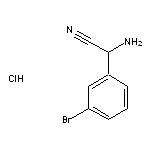 2-amino-2-(3-bromophenyl)acetonitrile hydrochloride