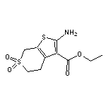 Ethyl 2-Amino-5,7-dihydro-4H-thieno[2,3-c]thiopyran-3-carboxylate 6,6-Dioxide