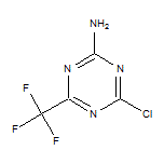 4-Chloro-6-(trifluoromethyl)-1,3,5-triazin-2-amine