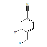 4-(Bromomethyl)-3-methoxybenzonitrile