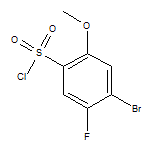 4-Bromo-5-fluoro-2-methoxybenzenesulfonyl Chloride