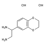 1-(2,3-dihydro-1,4-benzodioxin-6-yl)ethane-1,2-diamine dihydrochloride