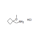 (1-Methoxycyclobutyl)methanamine hydrochloride