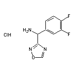 (3,4-difluorophenyl)(1,2,4-oxadiazol-3-yl)methanamine hydrochloride