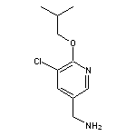 [5-chloro-6-(2-methylpropoxy)pyridin-3-yl]methanamine