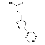 2-{[3-(pyridin-3-yl)-1,2,4-oxadiazol-5-yl]sulfanyl}acetic acid