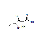 4-chloro-3-ethyl-1H-pyrazole-5-carboxylic acid