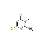 2-Amino-6-chloro-3-methylpyrimidin-4(3H)-one