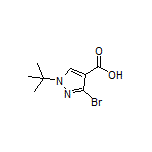 3-Bromo-1-(tert-butyl)-1H-pyrazole-4-carboxylic Acid