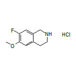 7-Fluoro-6-methoxy-1,2,3,4-tetrahydroisoquinoline Hydrochloride