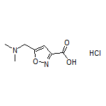5-[(Dimethylamino)methyl]isoxazole-3-carboxylic Acid Hydrochloride