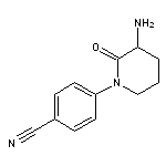4-(3-amino-2-oxopiperidin-1-yl)benzonitrile