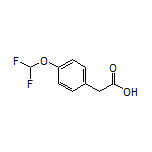 4-(Difluoromethoxy)phenylacetic Acid