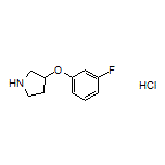 3-(3-fluorophenoxy)pyrrolidine hydrochloride