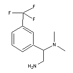 {2-amino-1-[3-(trifluoromethyl)phenyl]ethyl}dimethylamine