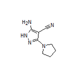 5-Amino-3-(1-pyrrolidinyl)-1H-pyrazole-4-carbonitrile