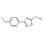 5-(Chloromethyl)-3-(4-ethylphenyl)-1,2,4-oxadiazole