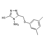 4-amino-5-[(3,5-dimethylphenoxy)methyl]-4H-1,2,4-triazole-3-thiol