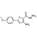 3-amino-5-(4-methoxyphenyl)thiophene-2-carbohydrazide