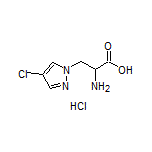 2-Amino-3-(4-chloro-1-pyrazolyl)propanoic Acid Hydrochloride
