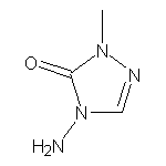 4-amino-1-methyl-4,5-dihydro-1H-1,2,4-triazol-5-one