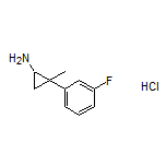 2-(3-Fluorophenyl)-2-methylcyclopropanamine Hydrochloride