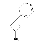 3-methyl-3-phenylcyclobutan-1-amine