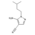 5-amino-1-(3-methylbutyl)-1H-pyrazole-4-carbonitrile
