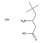 3-amino-5,5-dimethylhexanoic acid hydrochloride
