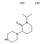 3-(piperazin-1-yl)-1-(propan-2-yl)piperidin-2-one dihydrochloride