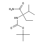 tert-butyl N-(1-carbamoyl-1-ethyl-2-methylpropyl)carbamate
