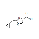 2-(Cyclopropylmethyl)oxazole-4-carboxylic Acid