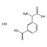 3-[amino(carboxy)methyl]benzoic acid hydrochloride