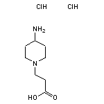3-(4-aminopiperidin-1-yl)propanoic acid dihydrochloride