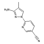 6-(3-amino-4-methyl-1H-pyrazol-1-yl)pyridine-3-carbonitrile