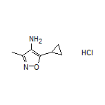 5-Cyclopropyl-3-methylisoxazol-4-amine Hydrochloride
