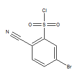 5-Bromo-2-cyanobenzenesulfonyl Chloride