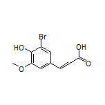 3-(3-Bromo-4-hydroxy-5-methoxyphenyl)acrylic Acid