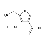 5-(aminomethyl)furan-3-carboxylic acid hydrochloride